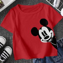 FIONAA TRENDZ Kids-Unisex Red Cotton Tshirts-image-84