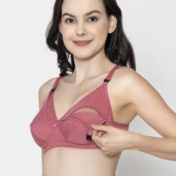Mine4Nine Pack Of 3 Full Coverage Non-Padded Maternity Bra image 5
