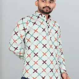 Eleni Trendz Geometric Printed Kurta-picture-22