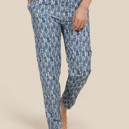 ETC Printed Relaxed Fit Pure Cotton Lounge Pants-image-25