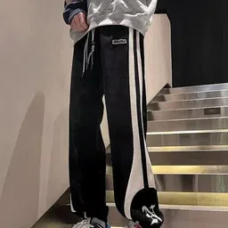 StyleCast Men Colourblocked Comfort Loose Fit Joggers Trousers-image-73