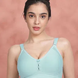 Susie SaltBlue Non Padded Non-Wired Seamless Full Coverage Bra-14