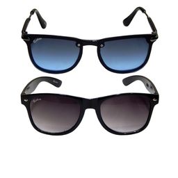REDEX Unisex Set Of 2 Full Rim Wayfarer Sunglasses SN-32,,,-image-35