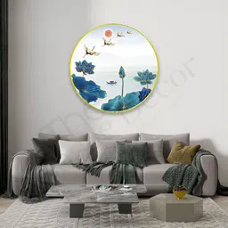 The Castle Decor Blue & White Floral and Botanical Wooden Wall Art-image-67