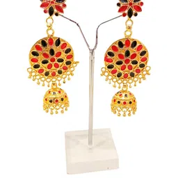 Balaji Gold Gold-Plated Copper Earrings-image-93
