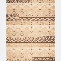 Art Avenue Brown Ethnic Motifs Cotton Carpet-image-37