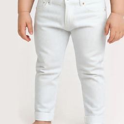 HEAVEN CREATION Unisex Kids Comfort Regular Fit Mid-Rise Low Distress Jeans-image-2