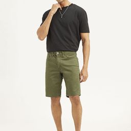 Levis Men Regular Fit Mid-Rise Cotton Denim Shorts-image-5