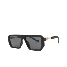 TAMZY Unisex Full Rim Square Sunglasses with UV Protected Lens BEAM 07-12