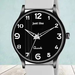JUST LIKE Men Dial & Straps Analogue Watch Esporiers silicon grey-43