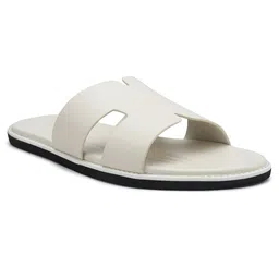 ROSSO BRUNELLO Men Leather Comfort Sandals-12