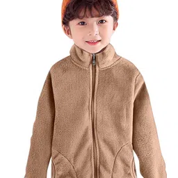 MOMISY Unisex Kids Polyester PU Coated Cardigan-image-40