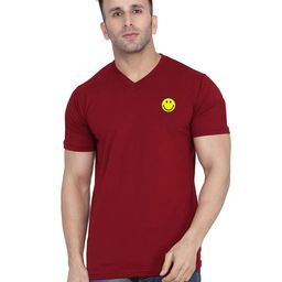 BEYOU FASHION V-Neck Applique Slim Fit T-shirt-picture-6