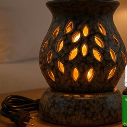 Pookiemoon lamp Diffuser with 2 Lemongrass Aroma Oils 10ml Each-16