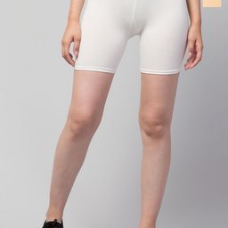 Attire Zone Women Pack of 2 Skinny Fit Low-Rise Cycling Sports Shorts-image-93