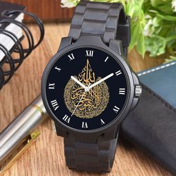 Gopal Shopcart Unisex Bracelet Style Straps Analogue Watch 3KANBLK Islamic ROM04 CD-image-18