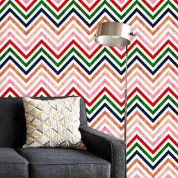 ArtzFolio Printed UV-Resistant Anti-Bacterial ChevronPeel & Stick Wallpaper-image-83