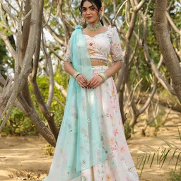 Anastay Clothing Printed Ready to Wear Lehenga & Blouse With Dupatta-picture-58