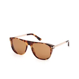 Tom Ford Men Square Sunglasses with UV Protected Lens FT1105 55 55E-image-55