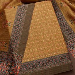 Soch Ethnic Motifs Printed Unstitched Dress Material-image-84