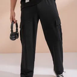 HIGHLANDER Men Straight Fit Cargos Trousers-picture-5