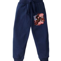 KAVEE Infant Boys Printed Cotton Mid-Rise Bio-Washed Joggers-image-42