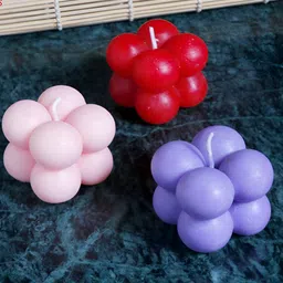Aura Red & Pink Set Of 3 Tea Light Candle-picture-8