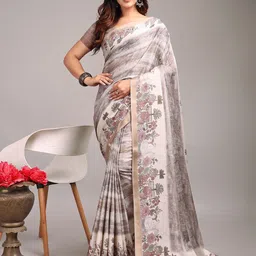 Avyay Creation Floral Saree-image-53