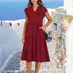 Outzidr Fit & Flare Midi Dress-picture-13