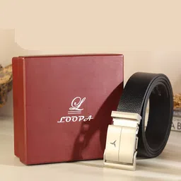 LOOPA Men Textured Leather Formal Belt-picture-21