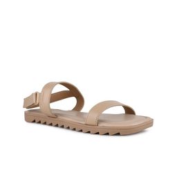 Inc 5 Women Solid Backstrap Open Toe Flats-image-6