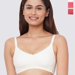 Inner Sense Women Pack of 3 Organic Cotton Antimicrobial Full Coverage Bra-image-66