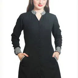 DELIS Georgette A-Line Midi Dress-image-15