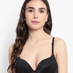 BRACHY Floral Medium Coverage Heavily Underwired Push-Up Padded Bra-47