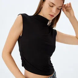 Koton Women High Neck Sleeveless Top-picture-29