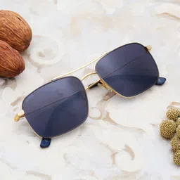 Ted Smith Unisex Aviator Sunglasses with Polarised and UV Protected Lens HOLME_SGSG-4