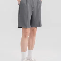HERE&NOW Men Mid Rise Relexed Fit Regular Shorts-image-67