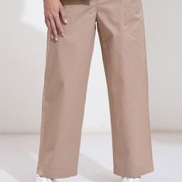 CHIC BY TOKYO TALKIES Women Mid-Rise Cotton Trousers-image-86