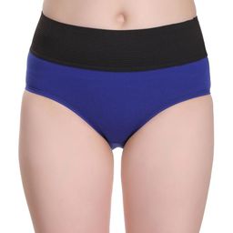 Selfcare Womens Cotton Solid High Rise Hipster Brief-image-80