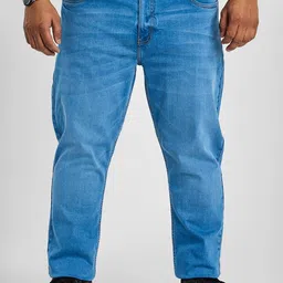 Snitch Men Smart Slim Fit Light Fade Stretchable Jeans-image-97