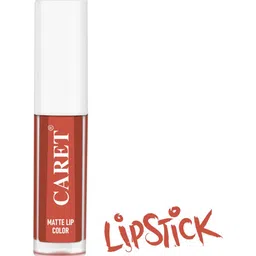 CARET ORGANIC Super-Pigmented Long Lasting Liquid Matte Lipsticks - 2 ml - Nude - 6-18