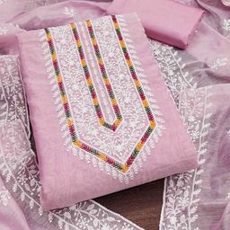 Blissta Embroidered Unstitched Dress Material-image-74
