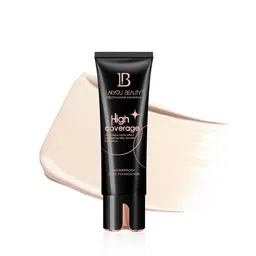 LAKYOU BEAUTY High Coverage Waterproof Base Foundation- 80 ml- White Ivory 01-10