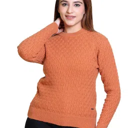 LEZA Women Cable Knit Pullover-picture-9