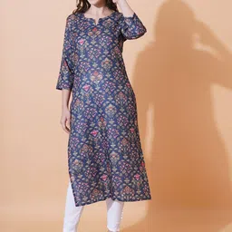 FebQ Women Floral Printed Kurta-image-53