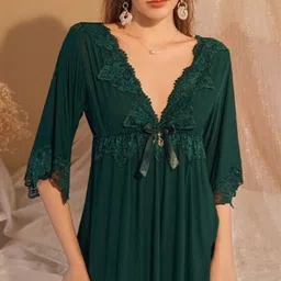 StyleCast Solid V-Neck Baby Doll-image-3