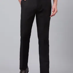 Richlook Men Smart Regular Fit Formal Trousers-image-43