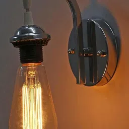 Somil Premium Designer Glass Wall / Night Lamp Elegant & Stylish Dcor Accent for Modern Interiors, color, Golden, Red, Size:- 16.5 X 20.5 X 27.5 CM-image-20