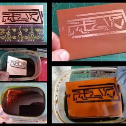 TECHDELIVERS® Ferric Chloride (FeCL3) PCB Etching Powder For PCB Making 200 Grams | 2Pcs Copper Clad Board 10x10cm image 5