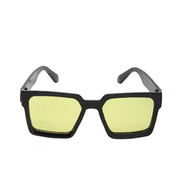 CRIBA Unisex Square Sunglasses with UV Protected Lens CRB_YELLOW_JM image 5